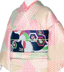 和服示例图 绸缎・简约风格