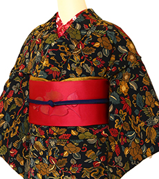 和服示例图 真丝，复古